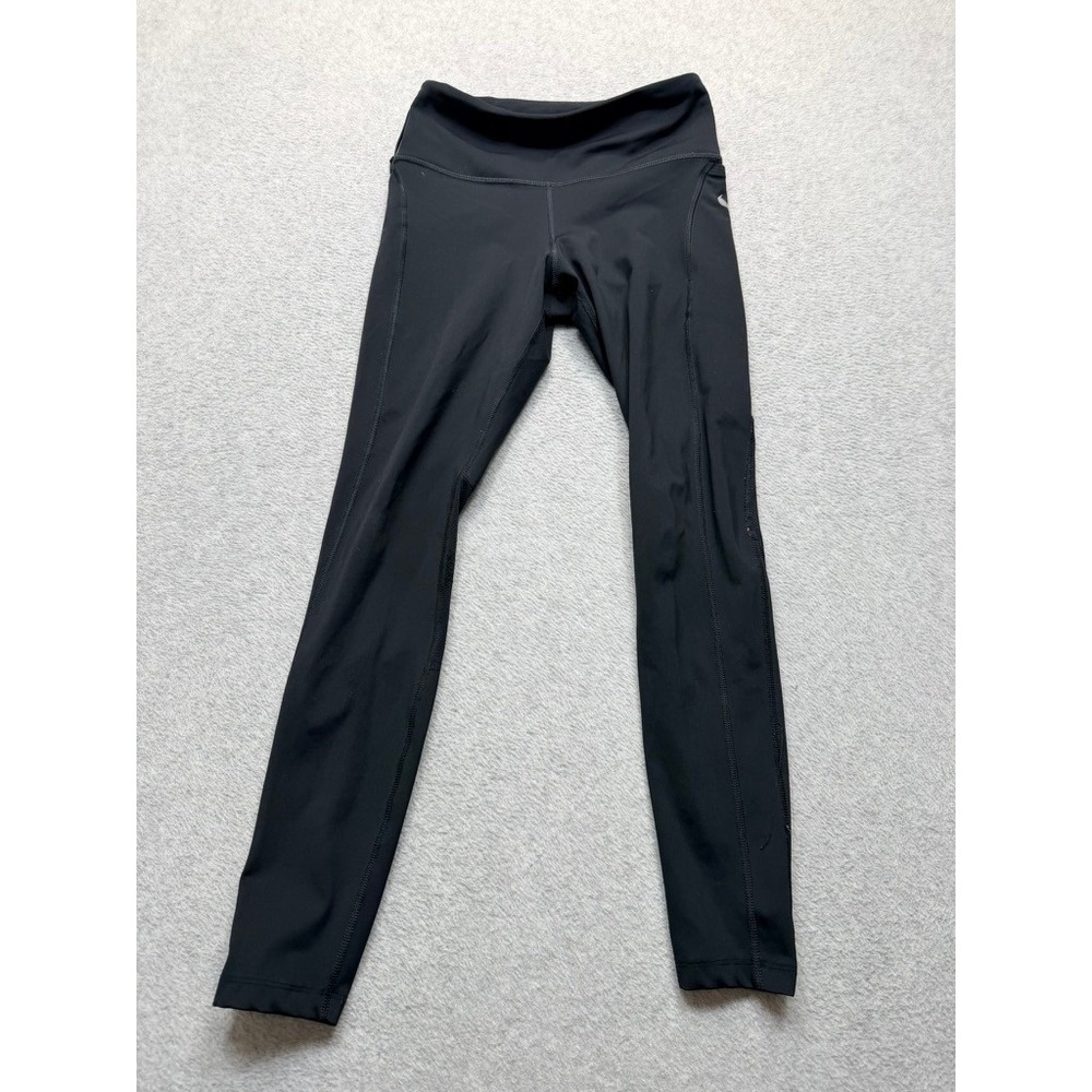 Nike Womens Dri-FIT Epic Run Tight Leggings Black Athletic Pants 645606-010 XS